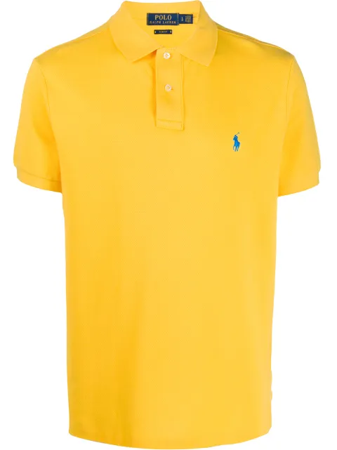 Polo Ralph Lauren embroidered logo polo shirt Yellow 710795080022