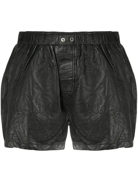 Zadig&Voltaire high-rise crinkle shorts Black PWGCU1404F0