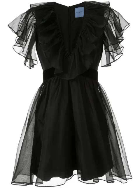 Macgraw Sandpiper mini dress Black AV37B