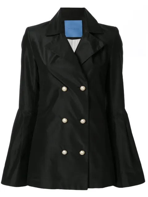 Macgraw Wing silk blazer Black AV015BL