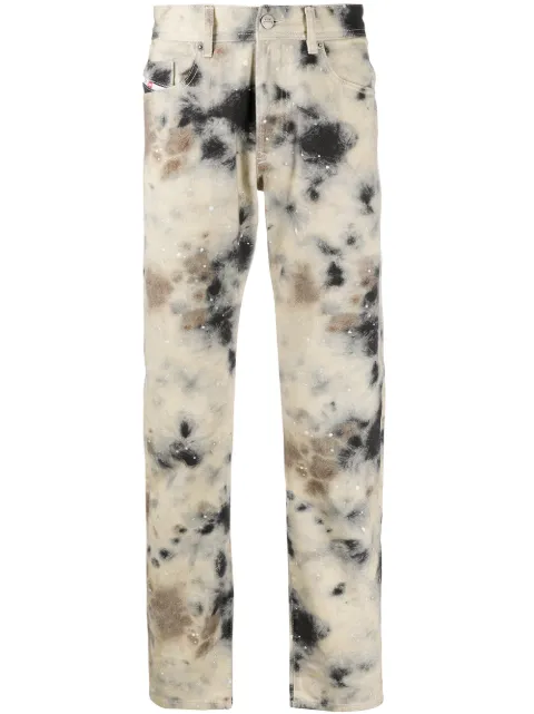 A-COLD-WALL* mouldy-effect slim-fit jeans Grey ACWPT06BWN