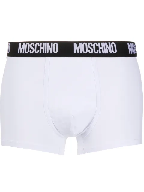 Moschino logo boxers (set of two) White A13894301