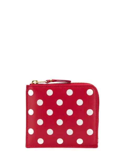 Comme Des Garçons Wallet polka-dot print wallet Red SA3100PD0