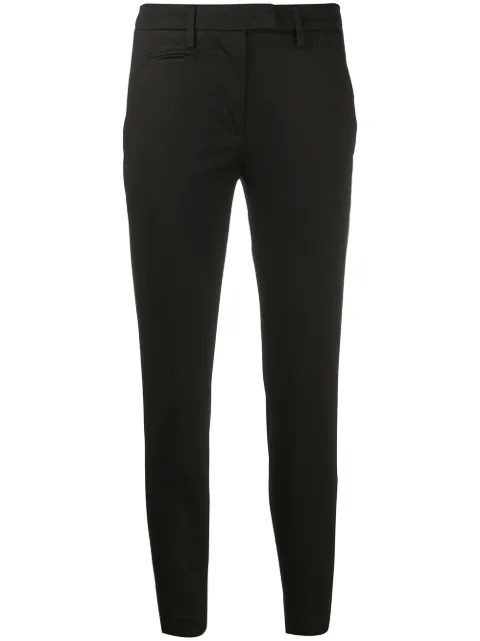 DONDUP cigarette slim-fit trousers Black DP066RSE036PTD