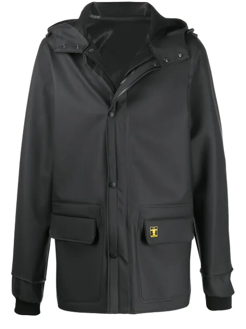 Rabanne loose-fit logo hooded jacket Black 20PCPK011PV0018