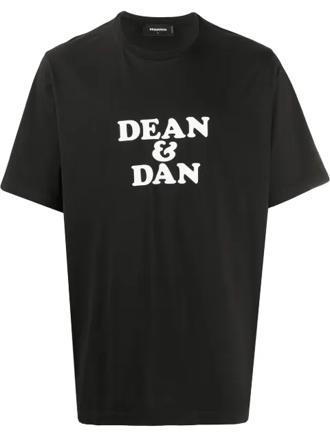 DSQUARED2 Dean & Dan print T-shirt Black S74GD0667S22427