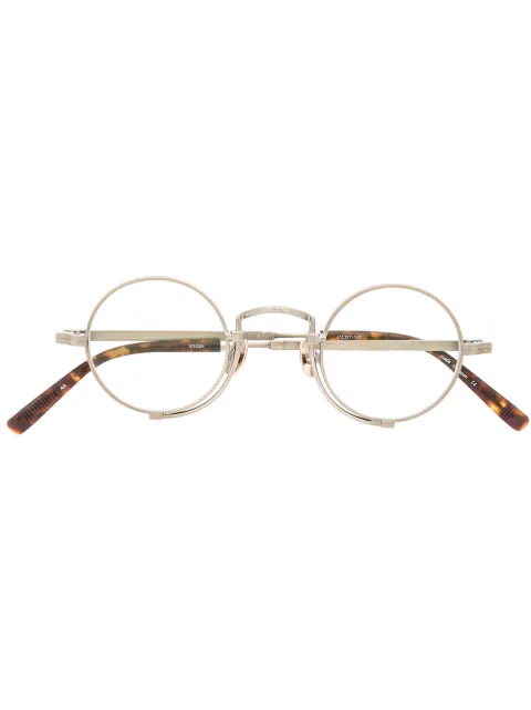 Matsuda oval frame glasses Grey 10103H