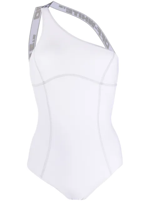 Off-White one shouldered one-piece White OWFA027R207650680100