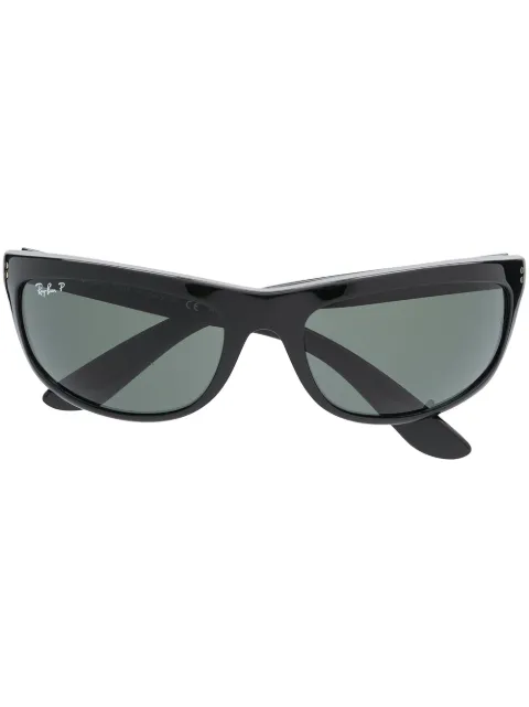 Ray-Ban Balorama rectangular-frame sunglasses Black RB408960158