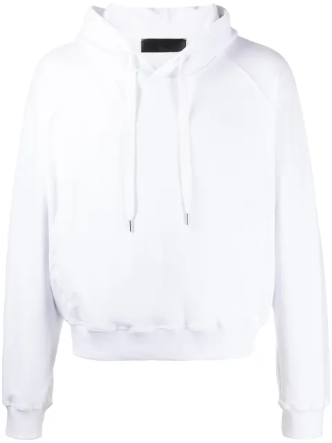 Haider Ackermann embroidered back logo hoodie White 2033818E228001