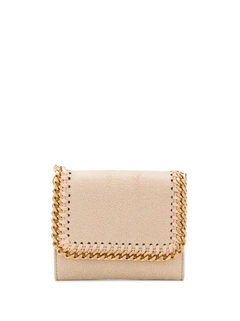 Stella McCartney Falabella small flap wallet Neutrals 431000W9355