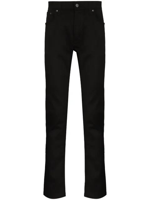 Nudie Jeans Lean Dean Dry slim-leg jeans Black 112498