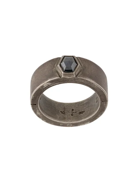 Parts of Four Sistema ring Metallic 13014DABLKDIA