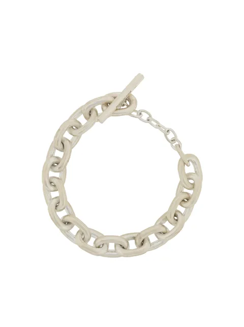 Parts of Four small links chain bracelet Grey 9201MA