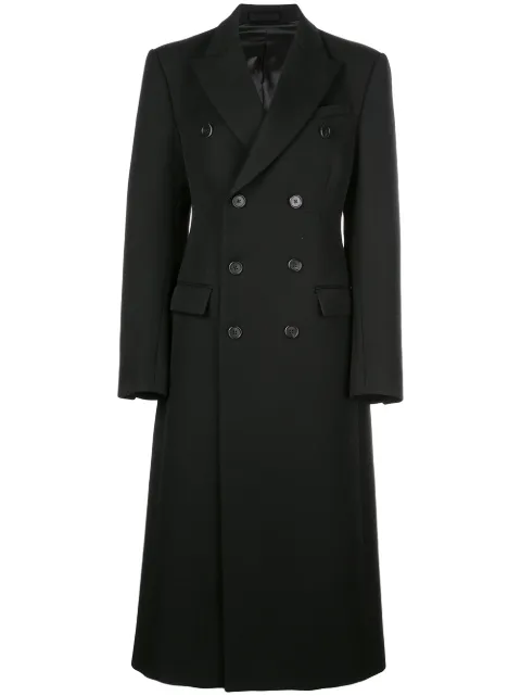 WARDROBE.NYC x The Woolmark Company Release 05 double-breasted coat Black W4010R05