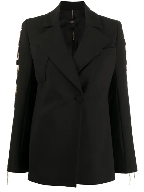 Ellery chain detail coat Black 5002621097N