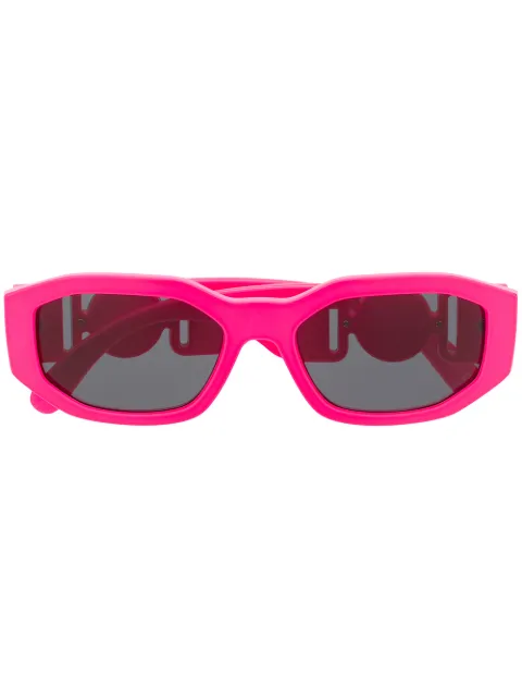 Versace Eyewear Medusa Biggie oval frame sunglasses Pink 0VE4361531887