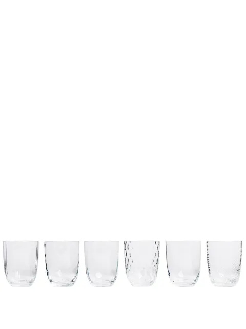 NasonMoretti Idra water glass - set of six Neutrals IDRASET2
