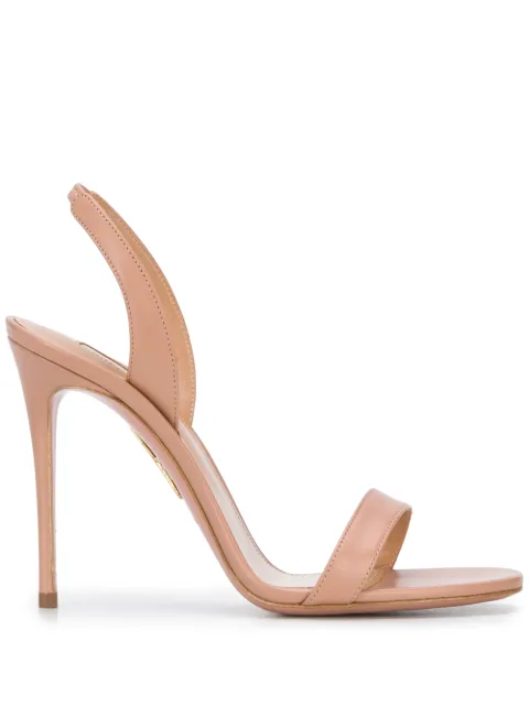 Aquazzura So Nude 105mm sandals Pink SNUHIGS0NAPPWP
