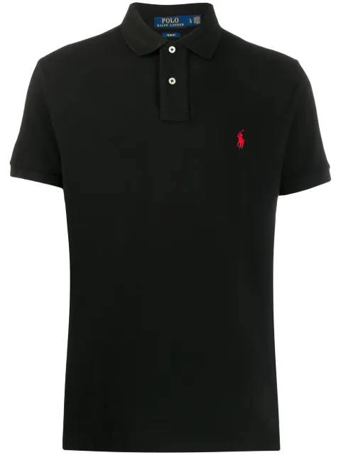 Polo Ralph Lauren embroidered logo polo shirt Black 710795080006