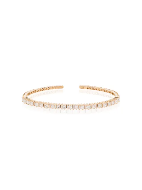 Suzanne Kalan 18kt yellow gold mixed cut diamond bracelet Gold AKB353YG