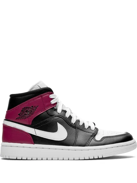 Jordan Air Jordan 1 Mid "Noble Red" sneakers Black BQ6472