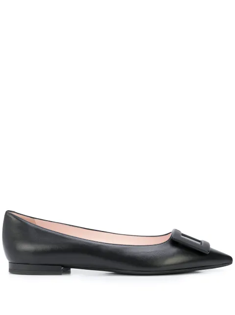 Roger Vivier Gommettine buckle-detail pumps Black RVW57527920NK0