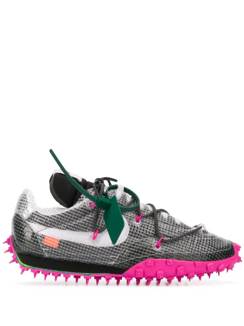 Nike X Off-White Waffle Racer SP "Black/Fuchsia" sneakers Grey OWIA220G19FAB0011001