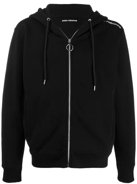 Rabanne logo shoulder cardigan Black 20PJSW009COO28809335