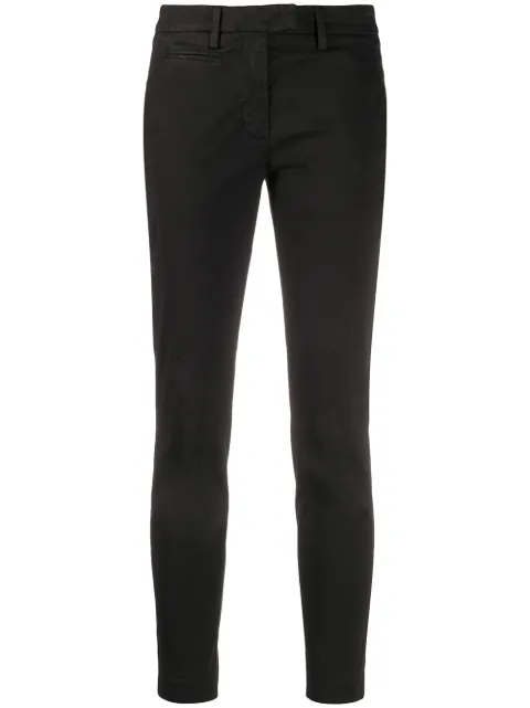 DONDUP The Perfect slim-leg trousers Black DP066GSE046PTDDD