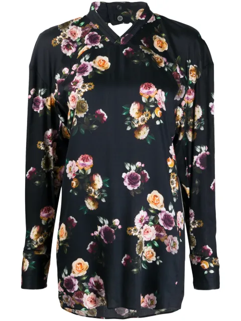 Vivienne Westwood Cocco floral-print blouse Black 3502000211097