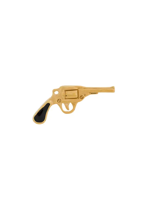 True Rocks pistol stud earring Gold MENBLACKGOLDPISTOLSTUDEARRING