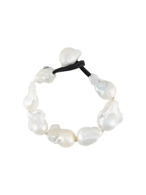 Monies pearl-embellished bracelet White UNIQUE3