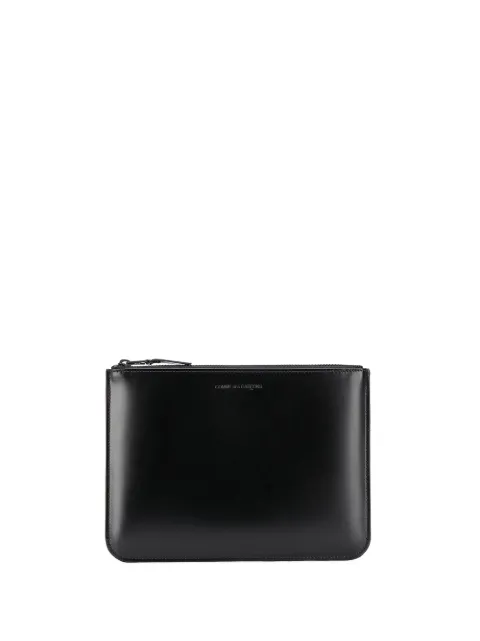 Comme Des Garçons Wallet zip leather wallet Black SA5100VB