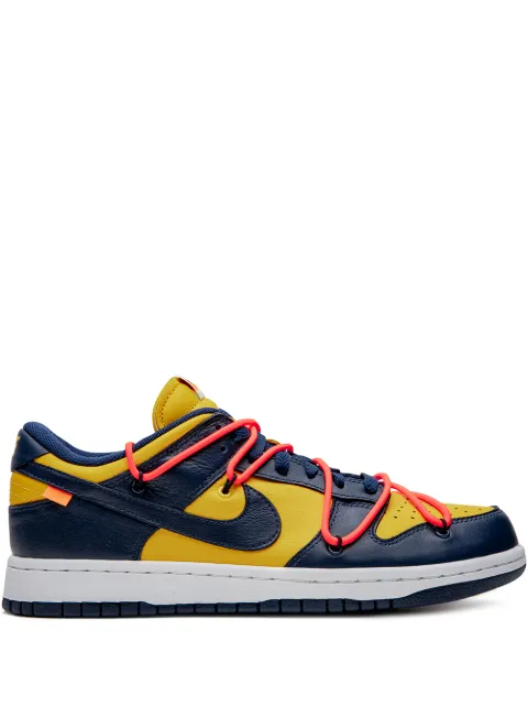 Nike X Off-White Dunk Low "University Gold" sneakers Blue CT0856700