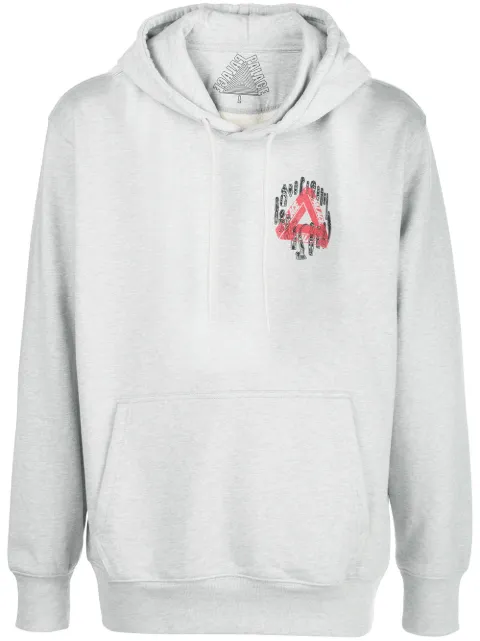 Palace Jheeze drawstring hoodie Grey P17HD037T