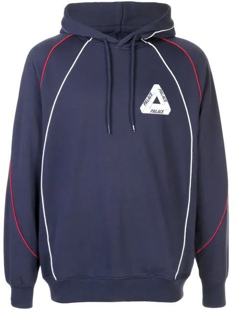 Palace Sidewinder logo-print hoodie Blue P17CS025T
