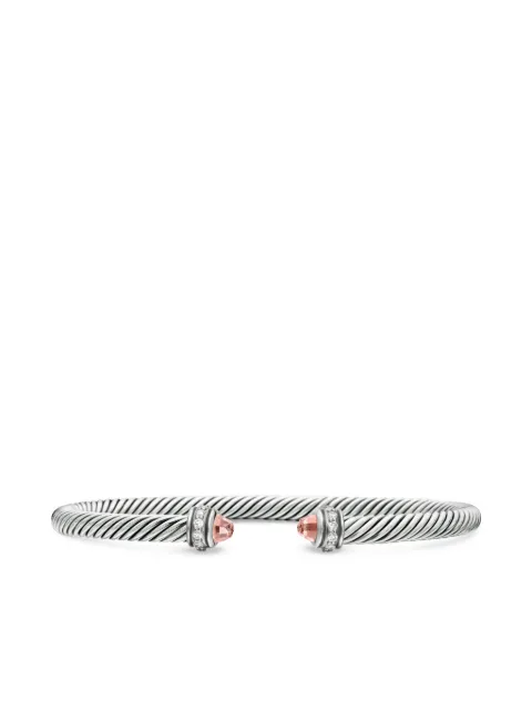 David Yurman sterling silver Classic Cable diamond bracelet (4mm) Silver B14711DSSAMODI