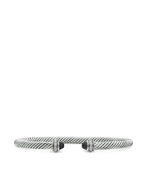 David Yurman sterling silver Classic Cable diamond bracelet (4mm) Silver B14711DSSABODI