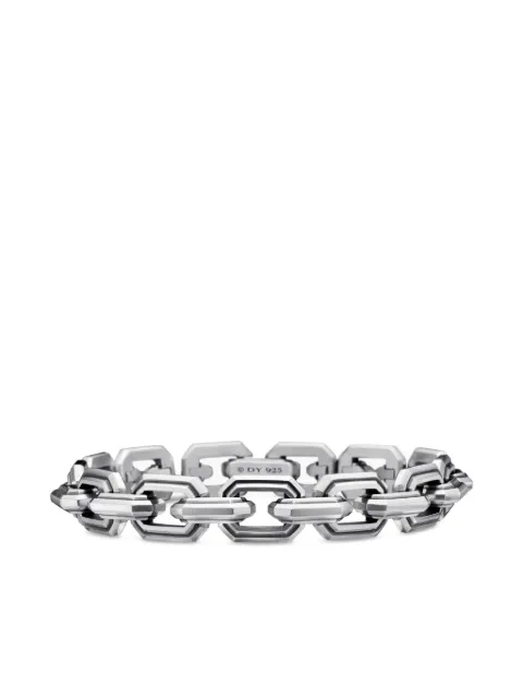 David Yurman sterling silver Deco Link bracelet (11mm) Silver B25194MSS
