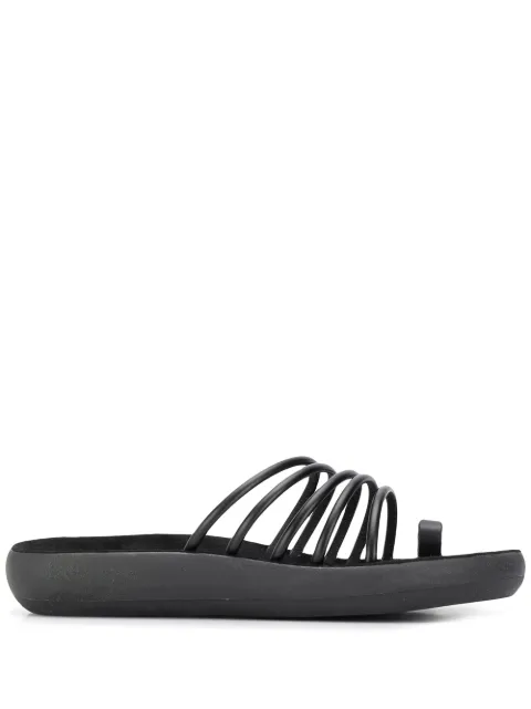 Ancient Greek Sandals Hypatia strappy sandals Black HYPATIACOMFORTSYNTHERICLEATHERBLACK