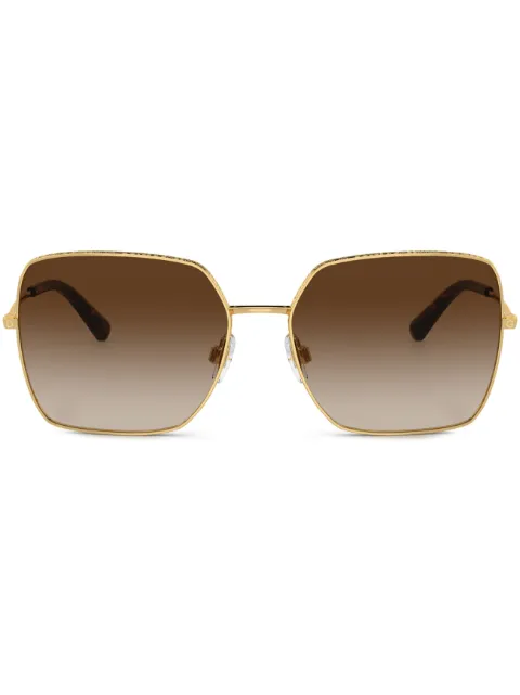 Dolce & Gabbana Eyewear square-frame sunglasses Gold DG22420213