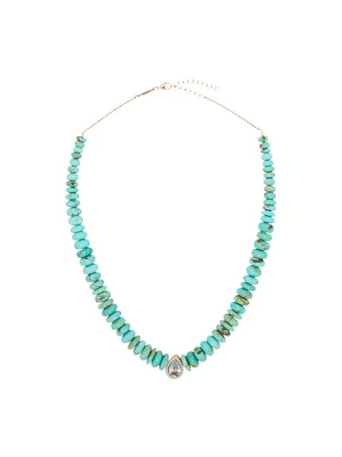 Jacquie Aiche 14kt rose gold multi-stone necklace Pink JABPARIS9