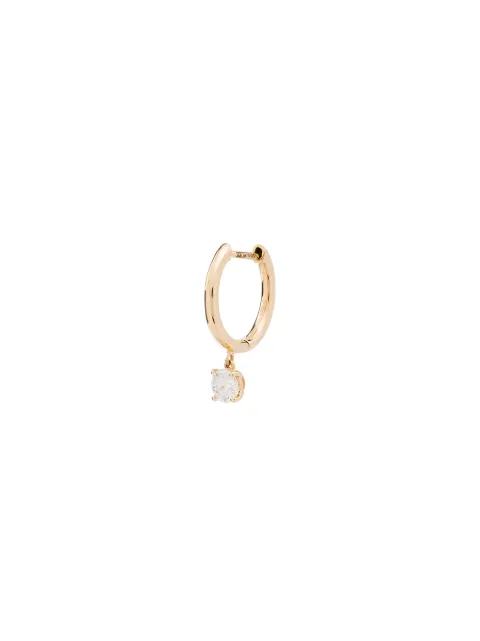 Anita Ko 18kt gold drop-diamond hoop earring Gold AKP1HRDYG