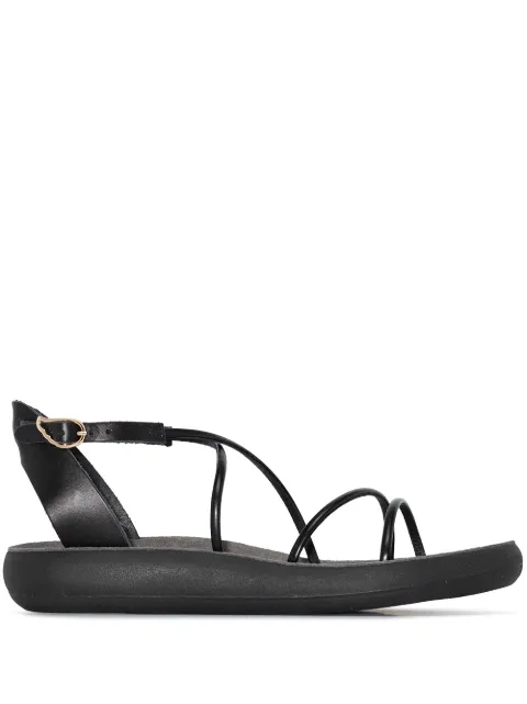 Ancient Greek Sandals Anastasia strappy sandals Black ANASTASIACOMFORTNAPPA