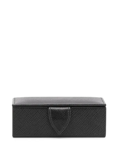 Smythson textured jewellery box Black 1012988