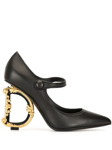 Dolce & Gabbana Mary Jane Baroque heel pumps Black CD1476AV967