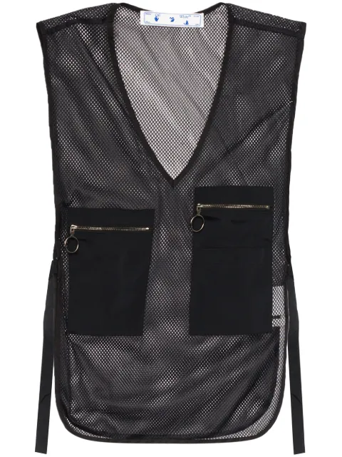 Off-White utility vest Black OWEA209S20FAB0011000