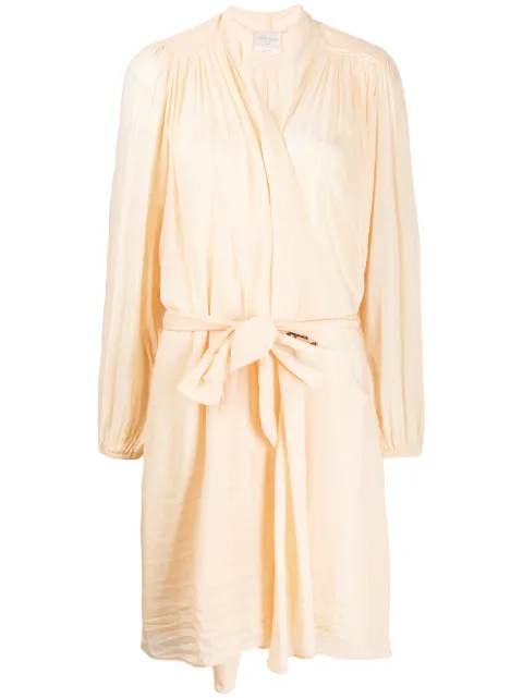 Forte Forte waist-tied fitted robe Neutrals 7084MYDRESS