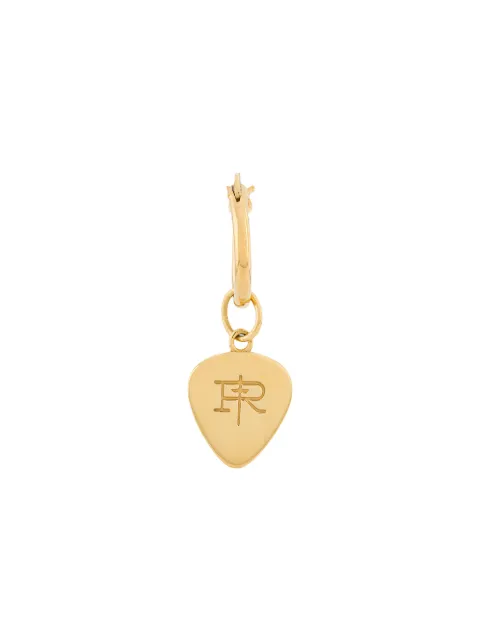 True Rocks mini plectrum hoop earring Gold MENGOLDMINIPLECTRUMHOOPEARRING
